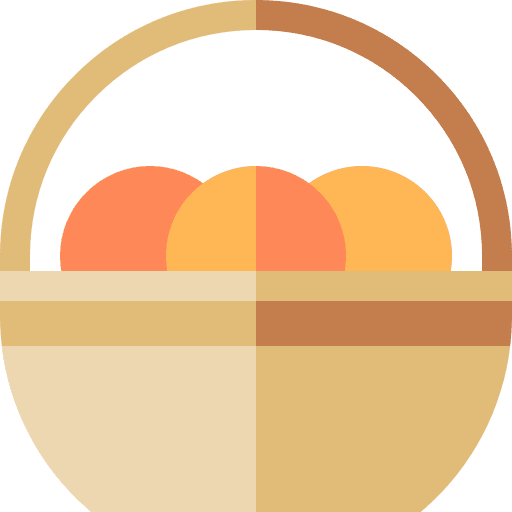 Oranges vegan basket tangerine icon Oranges vegan basket tangerine icon