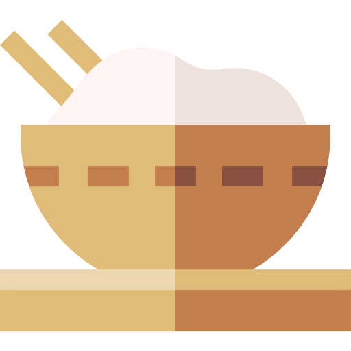 Rice chinese rice food and restaurant icon Rice chinese rice food and restaurant icon