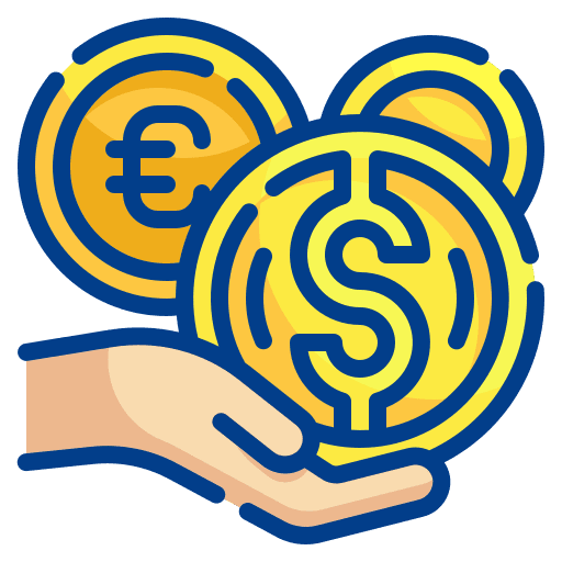 Currency cash currency business and finance icon Currency cash currency business and finance icon