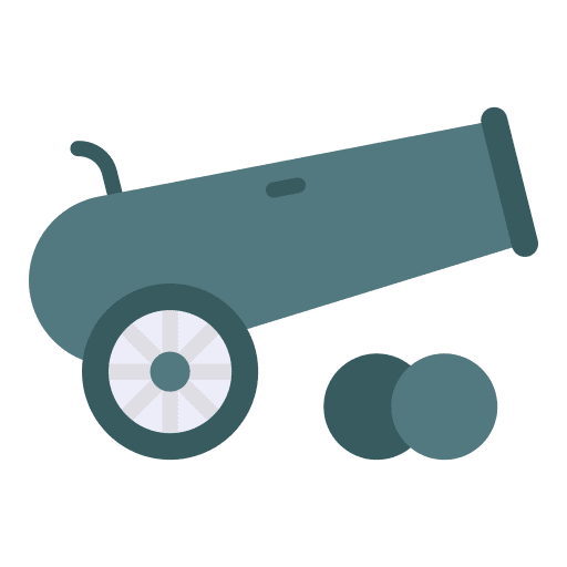 Cannon explosion miscellaneous shoot icon Cannon explosion miscellaneous shoot icon