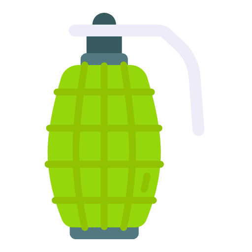 Hand grenade hand grenade war radiation icon Hand grenade hand grenade war radiation icon