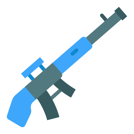 Rifle military war firearm icon Rifle military war firearm icon