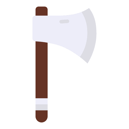 Axe hatchet utensil firewood icon Axe hatchet utensil firewood icon