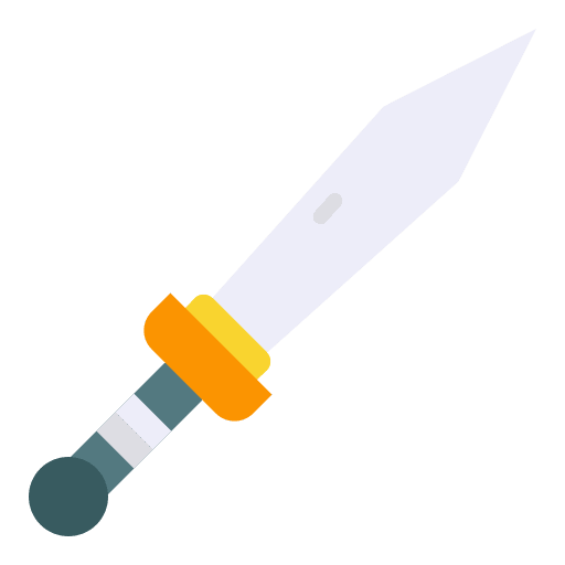 Blade medieval weapon sword icon Blade medieval weapon sword icon