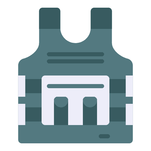 Bulletproof vest security bulletproof armor icon Bulletproof vest security bulletproof armor icon