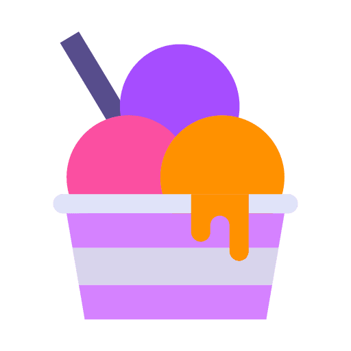 Ice cream food sweet dessert icon