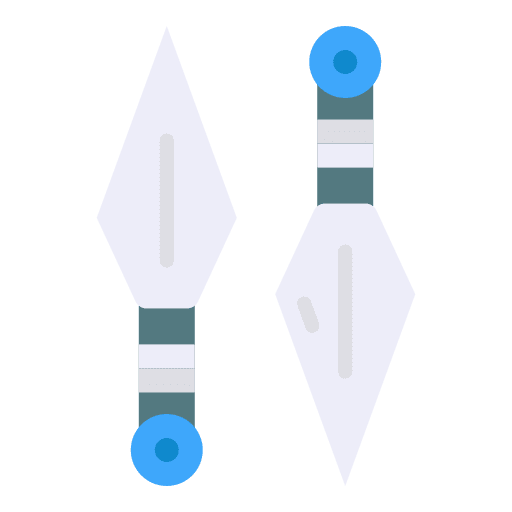 Kunai weapon japanese warrior icon Kunai weapon japanese warrior icon