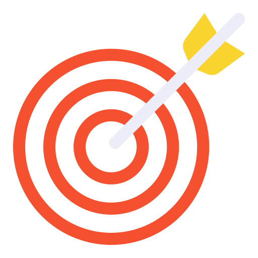 Target targets process purpose icon Target targets process purpose icon