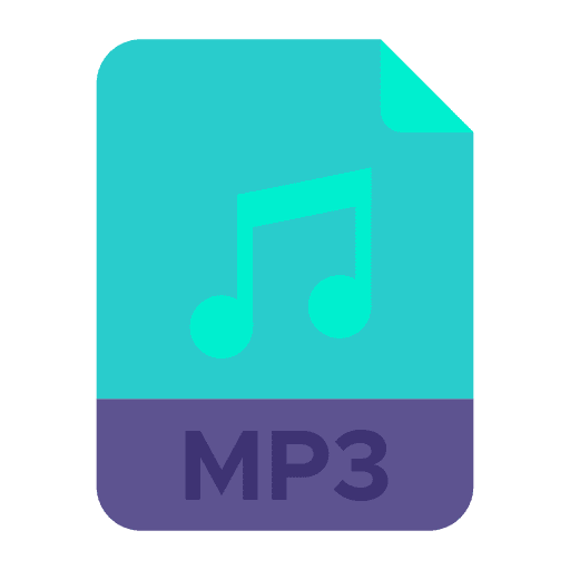 Mp3 mp3 extension audio file music note icon Mp3 mp3 extension audio file music note icon