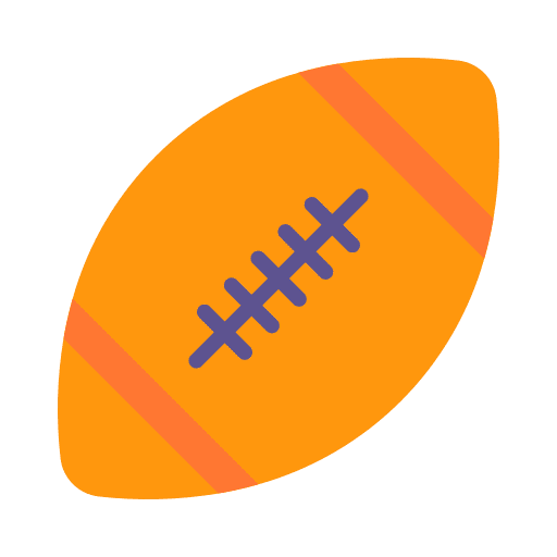 American football team sport sport equipment ball icon American football team sport sport equipment ball icon