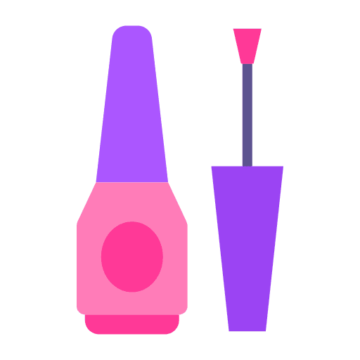 Nail polish treatment beauty hand icon Nail polish treatment beauty hand icon