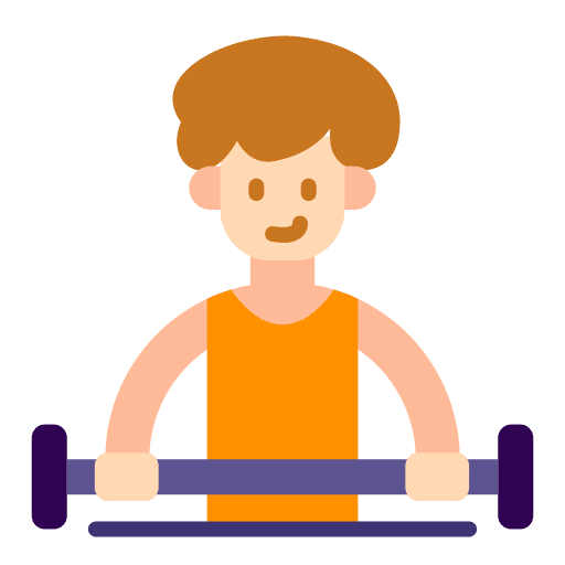 Weightlifting sports and competition fitness barbell icon Weightlifting sports and competition fitness barbell icon