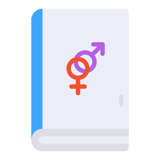 Sex education vindication equality book icon Sex education vindication equality book icon