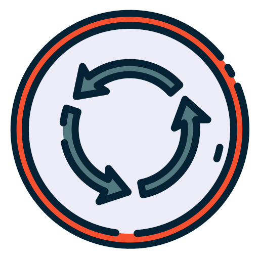 Roundabout circulation traffic traffic sign icon Roundabout circulation traffic traffic sign icon