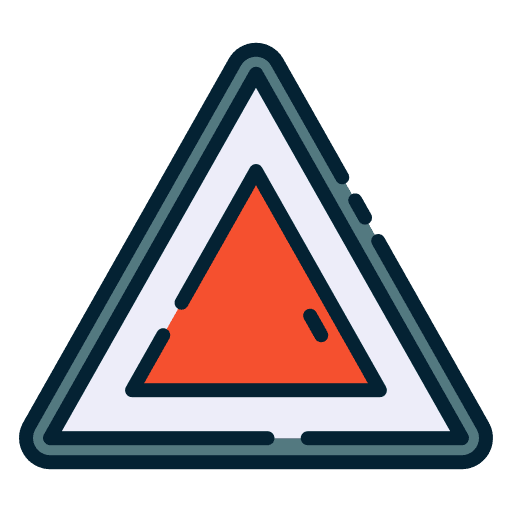 Give away prohibition logistics traffic signal icon Give away prohibition logistics traffic signal icon
