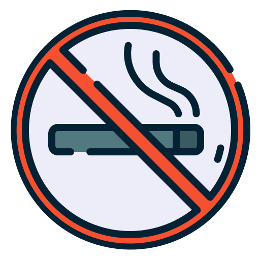 No smoking signaling unhealthy no smoking icon No smoking signaling unhealthy no smoking icon