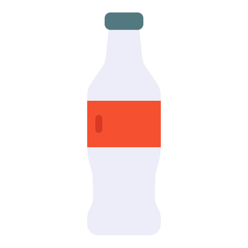 Soda beverage food and restaurant soda bottle icon