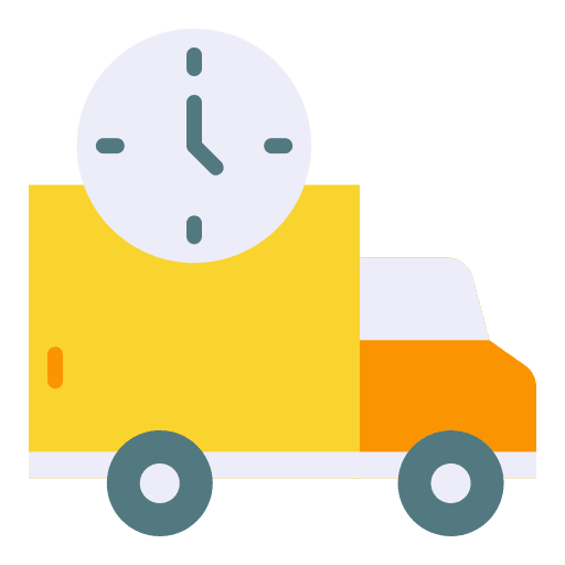 Delivery vehicle cargo truck food and restaurant icon Delivery vehicle cargo truck food and restaurant icon