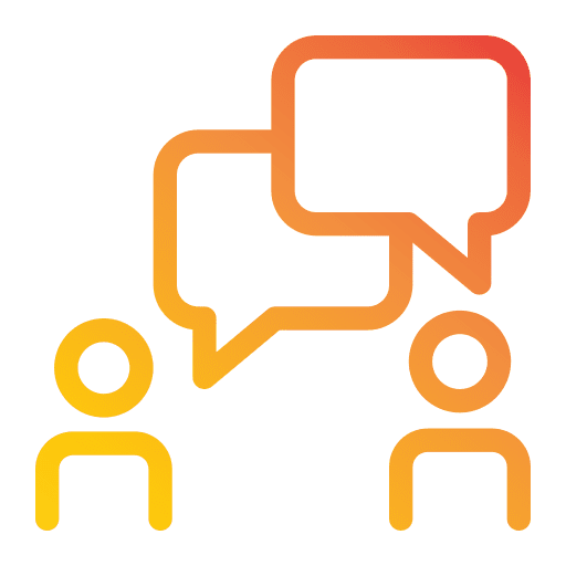 Communication customer service people communications icon