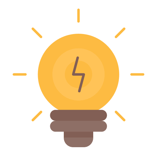 Bulb light bulb bulb idea icon