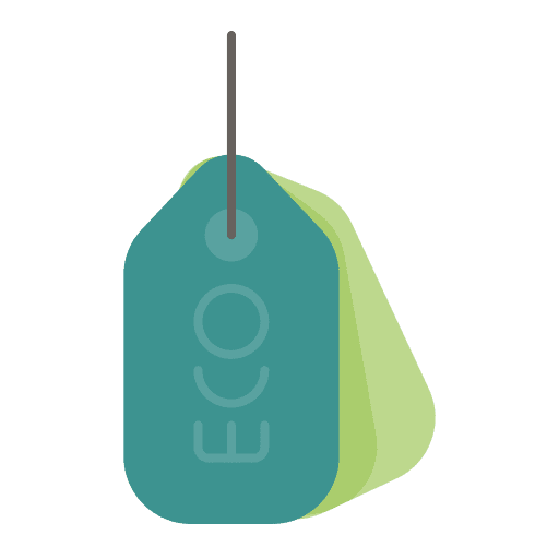 Eco tag leaf organic eco tag icon Eco tag leaf organic eco tag icon
