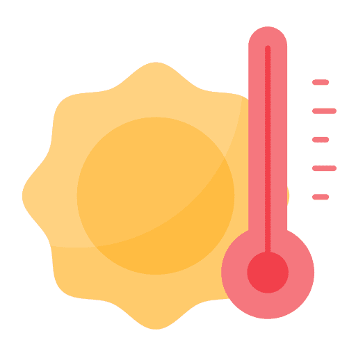 Hot temperature thermometer hot ecology and environment icon Hot temperature thermometer hot ecology and environment icon