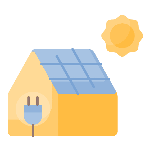 Solar house power solar solar house ecology and environment icon Solar house power solar solar house ecology and environment icon