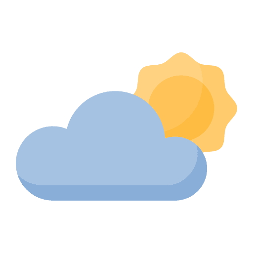 Sunny sunny cloudy sky icon Sunny sunny cloudy sky icon