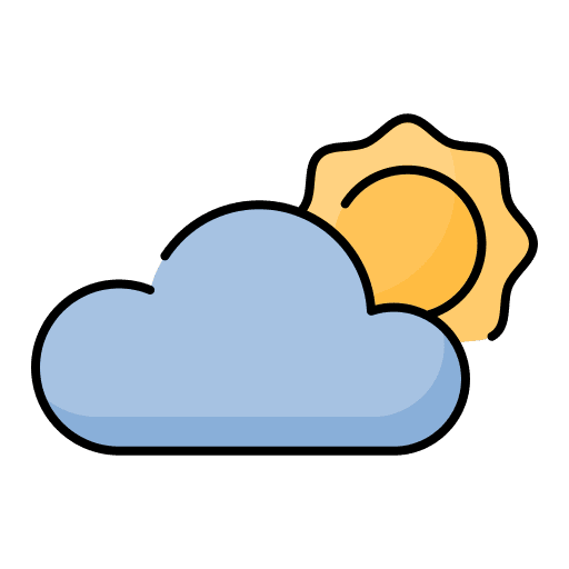 Sunny meteorology sky cloud icon Sunny meteorology sky cloud icon
