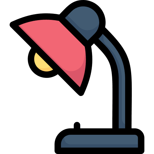 Desk lamp furniture and household table lamp desk lamp icon