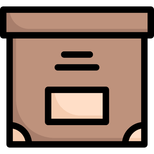 Box cardboard storage archive icon Box cardboard storage archive icon