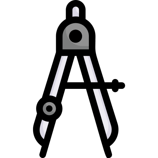 Compass draw education compass icon Compass draw education compass icon