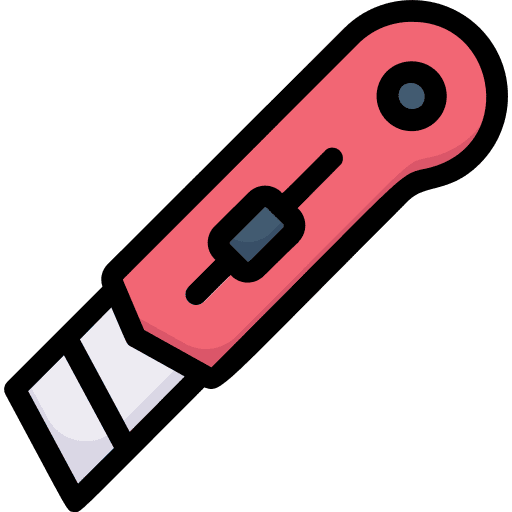 Cutter stationery construction and tools cutter icon Cutter stationery construction and tools cutter icon