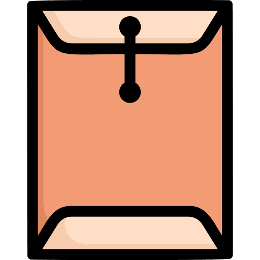 Envelope document dossier secret icon Envelope document dossier secret icon