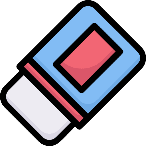 Eraser office material stationery school material icon Eraser office material stationery school material icon