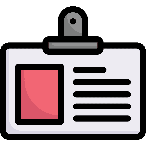 Id card identification id card pass icon Id card identification id card pass icon