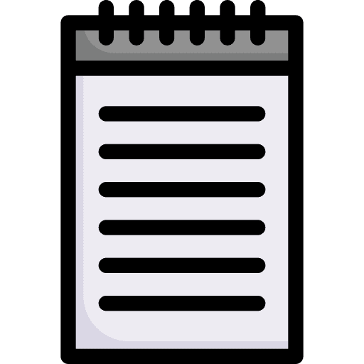 Notepad stationery draft notepad icon Notepad stationery draft notepad icon