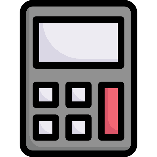 Calculator accounting education calculator icon Calculator accounting education calculator icon