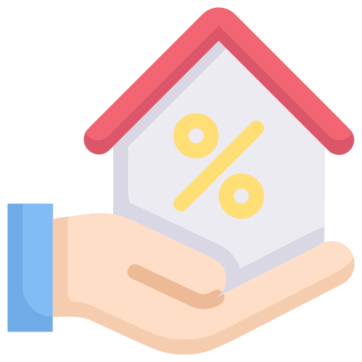 Mortgage property home mortgage icon