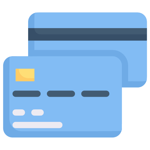 Credit card payment method business and finance credit card icon Credit card payment method business and finance credit card icon