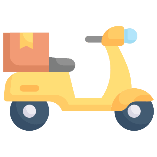 Delivery motorcycle transport transportation icon Delivery motorcycle transport transportation icon