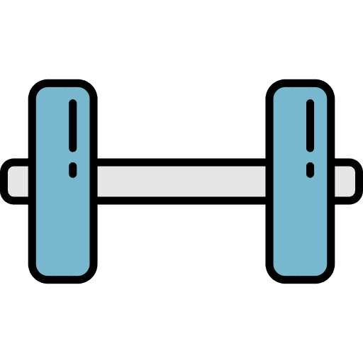 Dumbbell training dumbbell sport icon