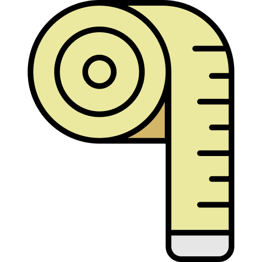 Measuring tape measurement fitness measuring tape icon Measuring tape measurement fitness measuring tape icon