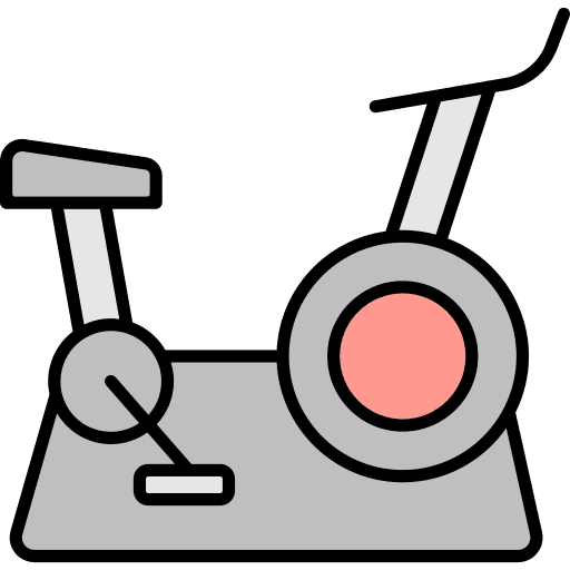 Stationary bicycle stationary bike exercise fitness icon Stationary bicycle stationary bike exercise fitness icon
