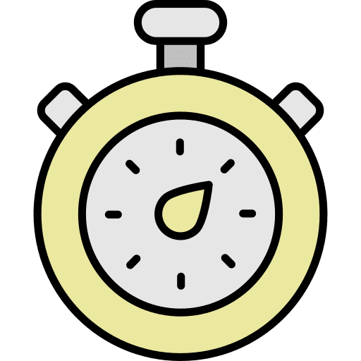 Stopwatch time and date time exercise icon Stopwatch time and date time exercise icon