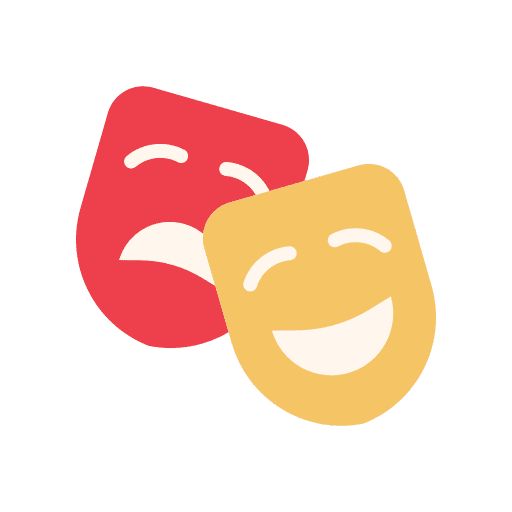Theater mask theaters masks icon