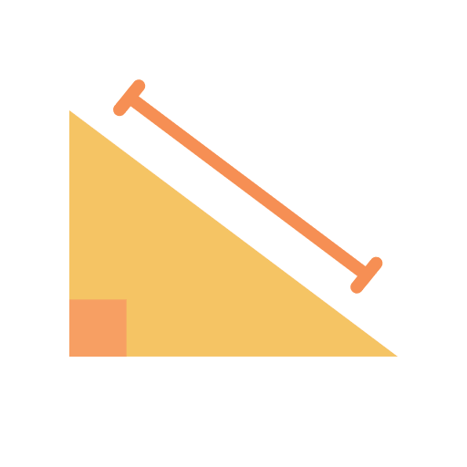 Trigonometry triangle trigonometry right triangle icon