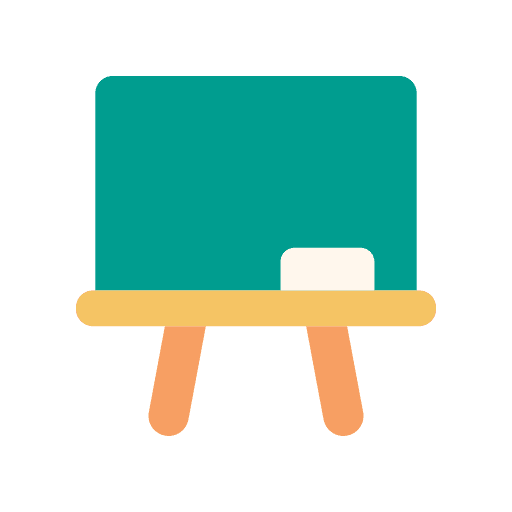 Blackboard classroom study education icon Blackboard classroom study education icon