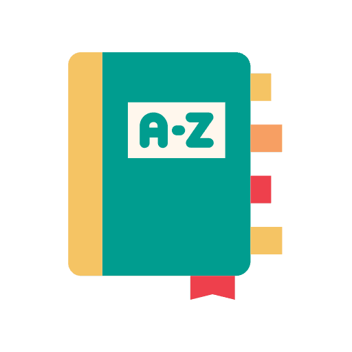 Dictionary book manual education icon Dictionary book manual education icon
