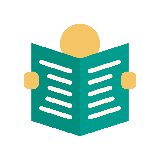 Reader newspaper man reader icon Reader newspaper man reader icon